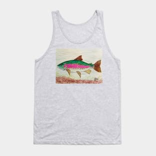 Rainbow Trout in the Stream Tank Top